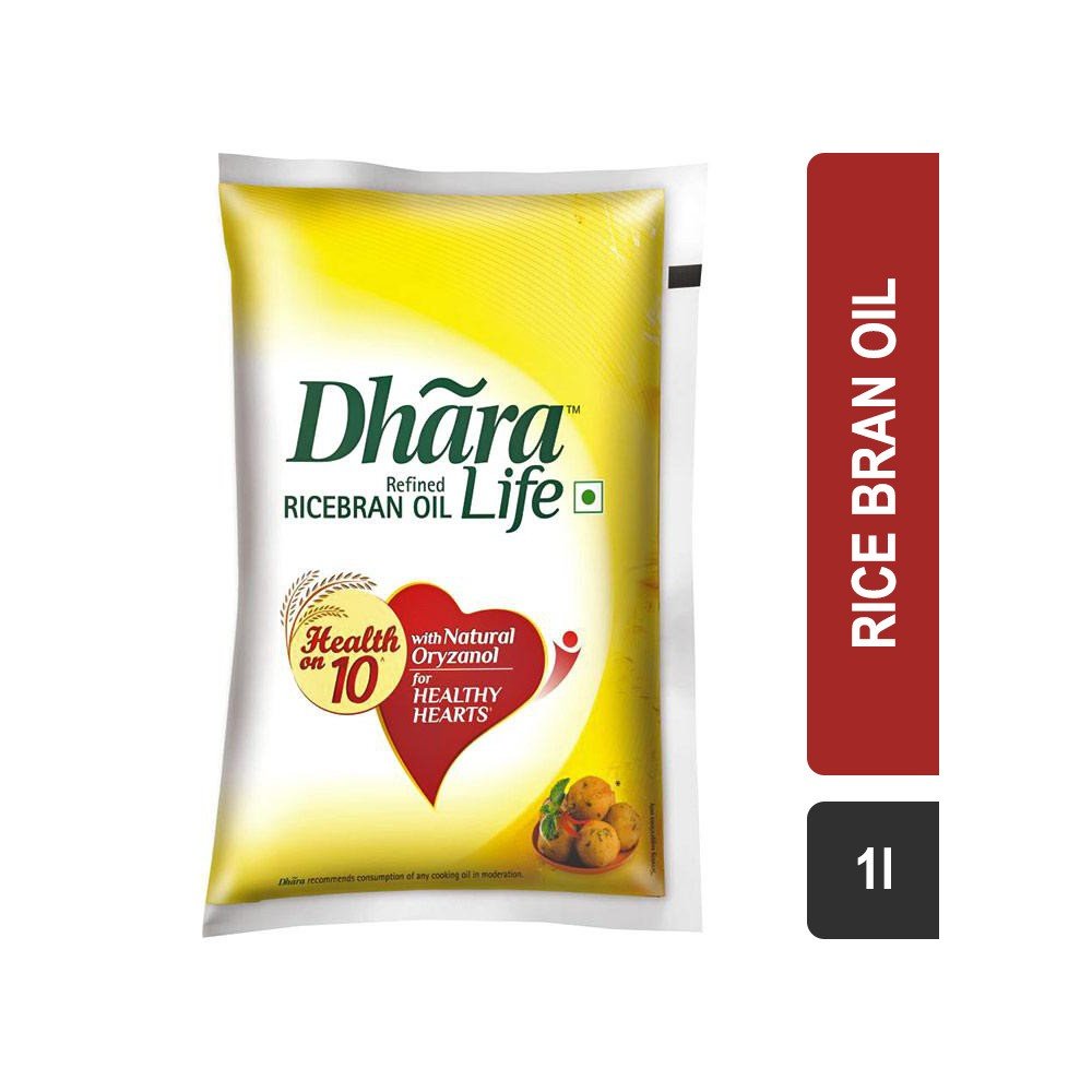 Dhara Ricebran Oil Pouch