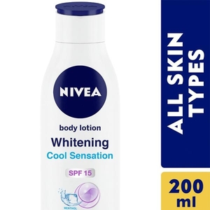 Nivea Body Ltn Spf15Whitening Cool