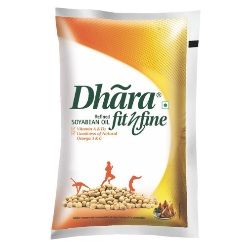 Dhara Soyabean Oil Pouch