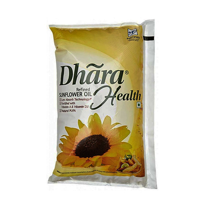 Dhara Sunflower Oil Pouch